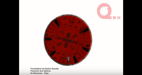 Tuneladora AVE - Animación Telexornal TVG